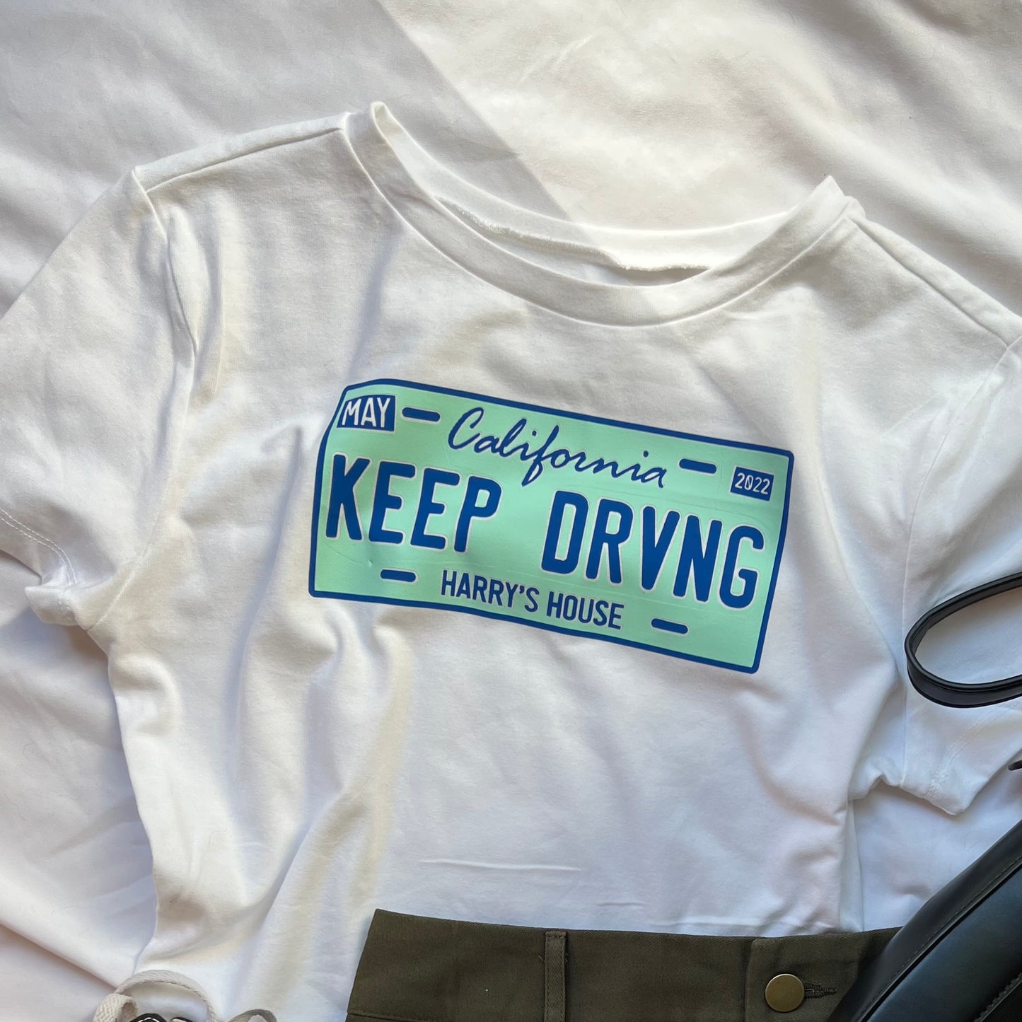 The Keep Driving Crop Tee